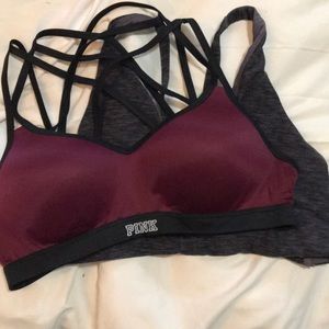 2 medium sports bras